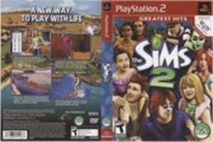 Free download The Sims 2 - Greatest Hits [SLUS 21265GH] (Sony PlayStation 2) Scans (1600DPI) free photo or picture to be edited with GIMP online image editor